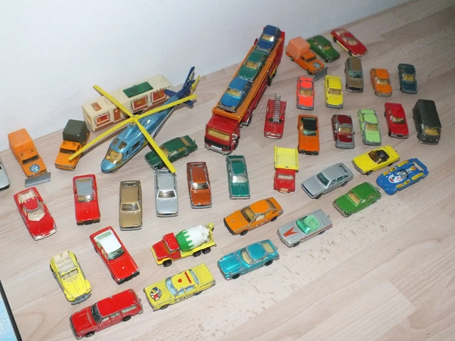 Lot important de miniature 100% Majorette ancien années 70 / 80 dont rares !