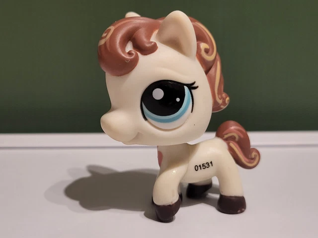 Figurine Littlest Petshop Cheval - Référence 1616 - Animaux De La Ferme - Occasion