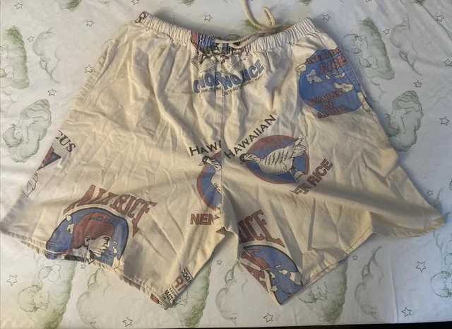 Hawaiian Rice Bag Shorts Alii Rice  drawstring