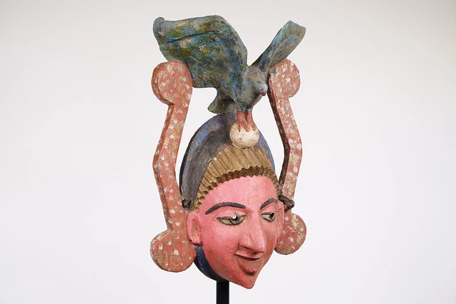 Tiv Mask with Eagle Superstructure 16" - Nigeria - African Art