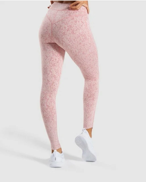 WOMEN'S GYMSHARK FLEUR Texture Leggings Small £9.56 - PicClick UK