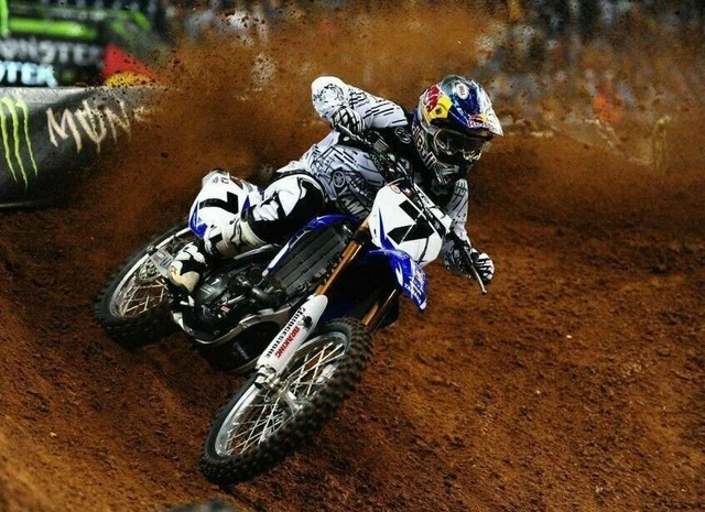 527285 JAMES STEWART Honda Yamaha SX/MX Motocross 36x24 WALL PRINT POSTER