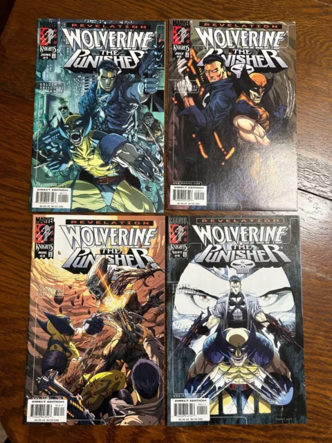 Wolverine Punisher Revelation (1999) Complete Lot Run 1 2 3 4 Nm