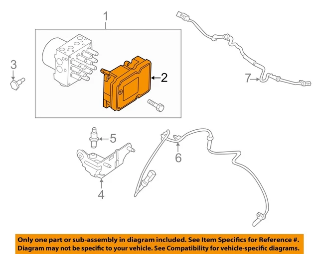 FORD OEM 11-12 Explorer Anti-lock Brakes-Control Module DB5Z2C219A $448 ...