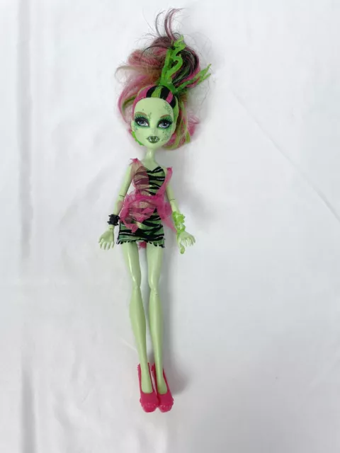 Black monster high doll with best sale pink hair