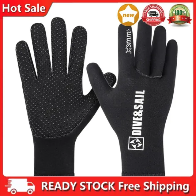 3mm Wetsuit Gloves UV Protection Neoprene Gloves Surfing Gloves for Water Sports