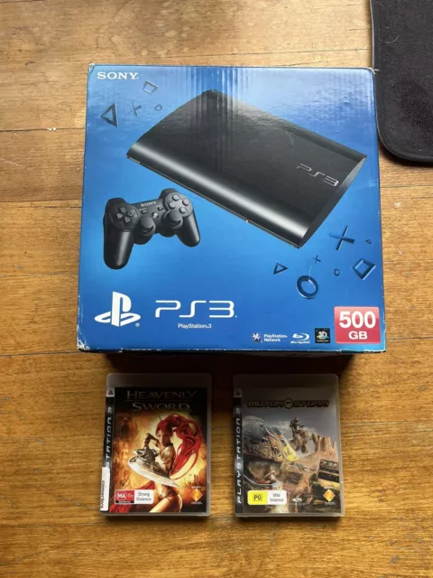 Sony PS3 Super Slim Boxed With Games