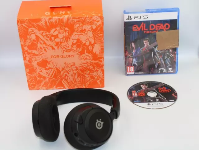 2er Set Steelseries Headset, PS5 Evil Dead the Game Spiel /DEFEKT/Einzelteile