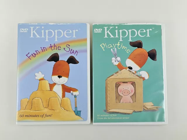2x Lot Kipper Dog Fun In The Sun Playtime DVDs Show 60 Mins 2003 Kids/Children 2x Lot Kipper Dog Fun In The Sun Playtime DVDs Show 60 Mins 2003 Kids/Children