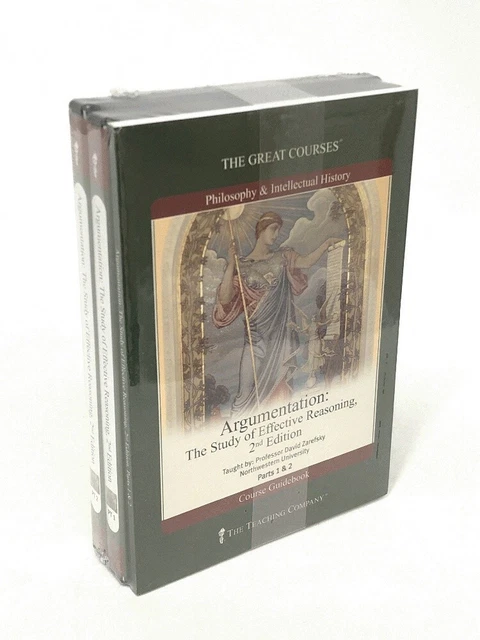 Great Courses~NEW/Sealed~ARGUMENTATION~Reasoning~Philosophy DVDs+Guidebook