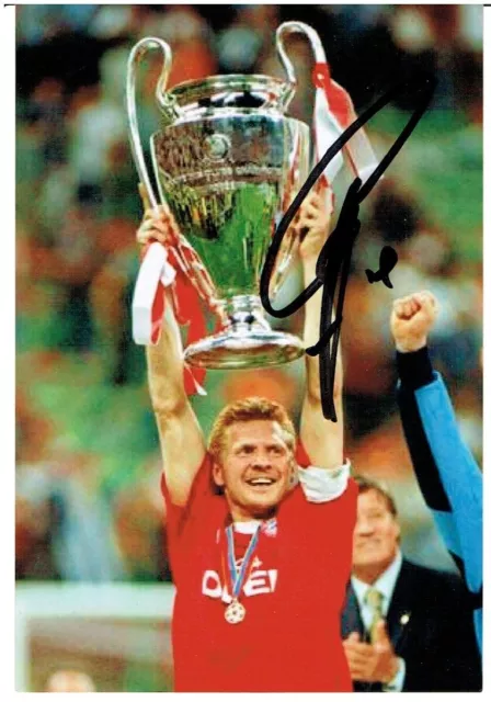 Stefan Effenberg   10x15 Reprofoto Bayern München  mit original Unterschrift