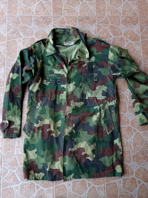 Yugoslavian army JNA m89 camouflage pattern jacket military serbia serbian m93