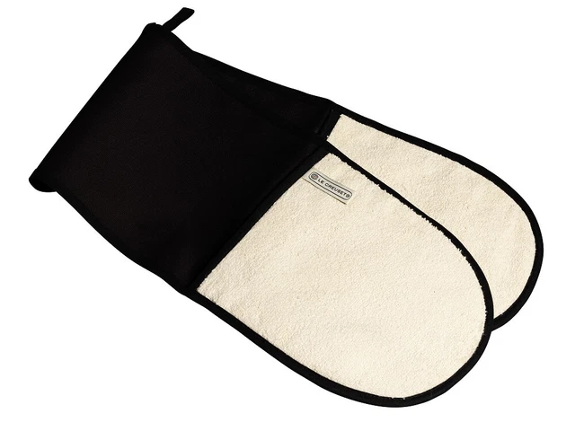 Le Creuset Doppelhandschuh Schwarz  Textil 95001000000000