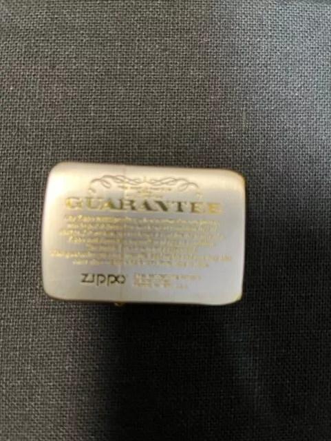 Zippo   1941 Reprint Replica Guarantee Silver Nickel Antique Lighter Brass Japan