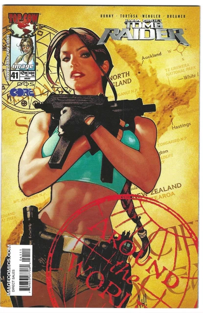 Tomb Raider issue #41 NM (2004, Top Cow) Adam Hughes cover, Lara Croft VF/NM