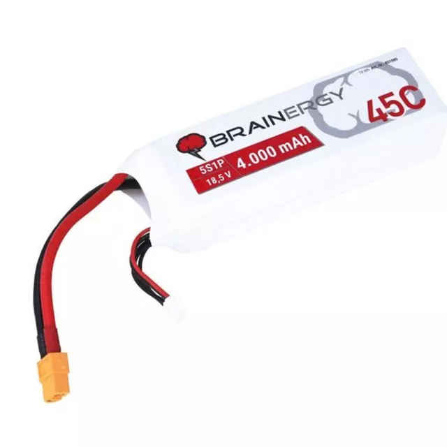 Yuki Model 801080 BRAINERGY LiPo Akku 5s1p 18,5V 4000mAh 45C XT60