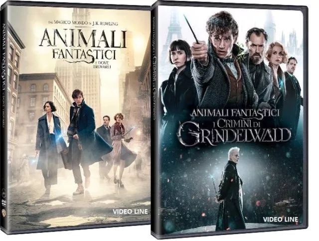 Dvd Animali Fantastici - Dove Trovarli + I Crimini di Grindelwald - (2 Film DVD)