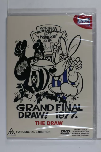 AFL Grand Final Draw! 1977 -  Collingwood vs North Melbourne - DVD New Sealed
