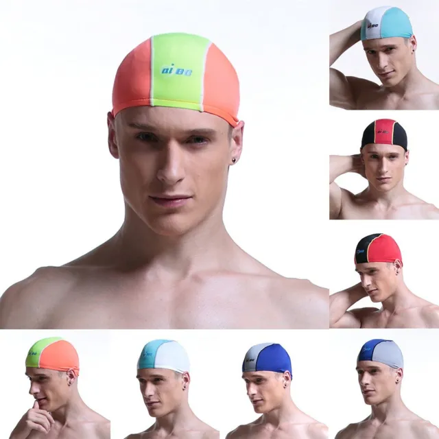 Nuovissimo cappello da nuoto resistente e pratico cappello da bagno adulto donna