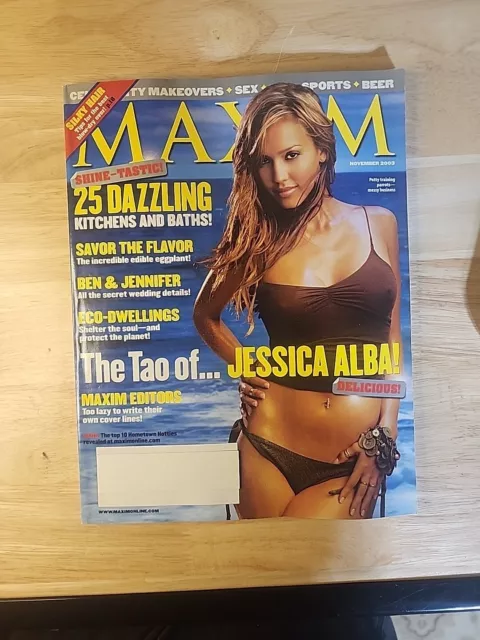 MAXIM # 71 November 2003 Jessica Alba