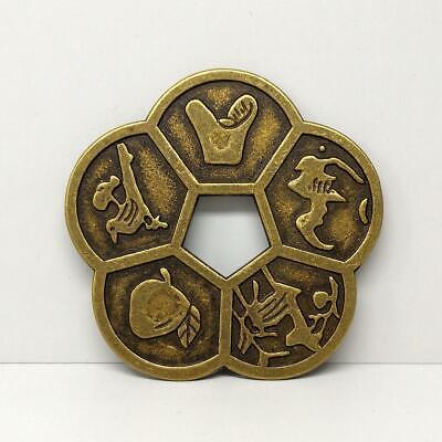Simulation Bronze Chinois Vieux Cuivre Pièces De Monnaie Feng Shui Collectibles 3