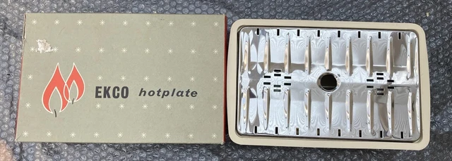 Ekco Hotplate Vintage 1950s Plastaware  Old Stock Unused See Description