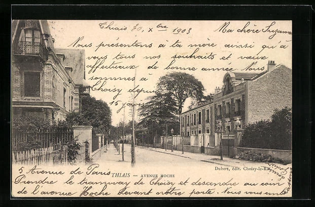 CPA Thiais, Avenue Hoche 1903