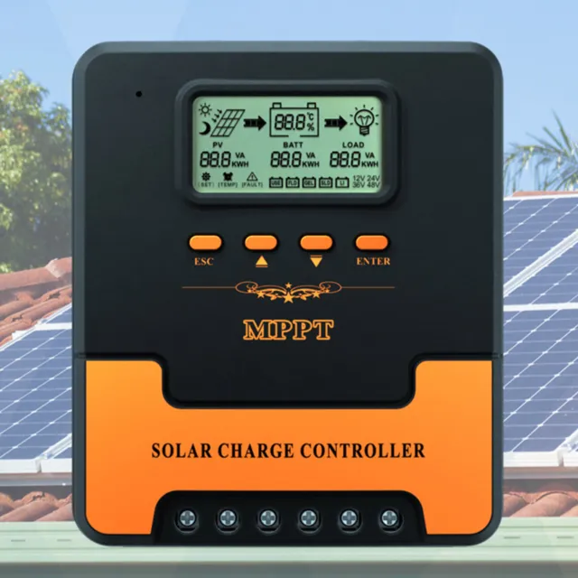 Regolatore di carica solare MPPT 20A controller solare per 12V/24V PV 50V/100V 20A/40A/60A