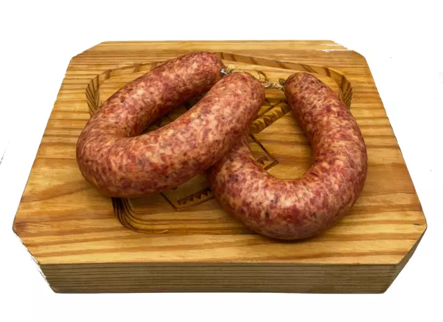 frische Eichsfelder Mettwurst - geräucherte Original Thüringer Bauernbratwurst