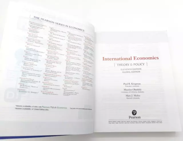 International Economics Theory and Policy, Paul Krugman, Pearson, 2018 2