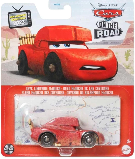 DISNEY PIXAR CARS On The Road Cave Lightning Mcqueen Mattel 1.55 Scale ...
