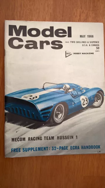 Scalextric Model Cars Magazine May 1966 The Golden Age of Slot Racing !!