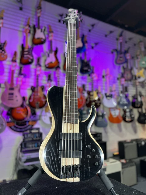 Ibanez Bass Workshop BTB866SC 6-string Bass Weathered Black Low Gloss! 651