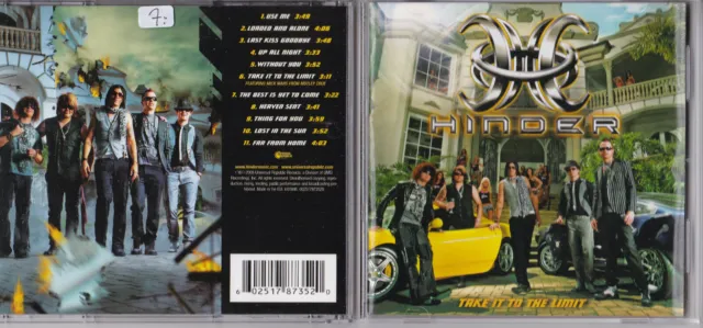 Hinder -Take It To The Limit- CD Universal Republic Records
