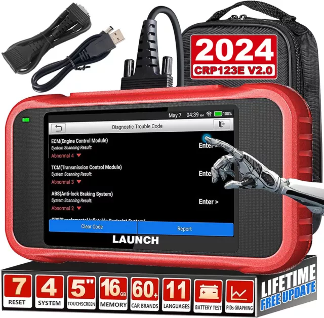 LAUNCH CRP123E Valise Diagnostic Auto Multimarque OBD2 Scanner TPMS SAS EPB ABS