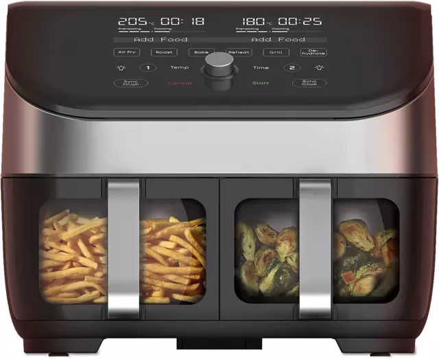 Buffalo Stainless Steel Smart Air Fryer 2.0 - Pro Chef Plus — Buffalo  Cookware Australia