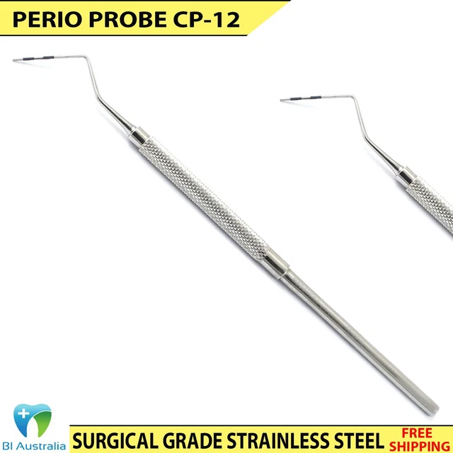 CP-12 PERIODONTAL COLOR Coded Tooth Examination Perio Probes Dental ...