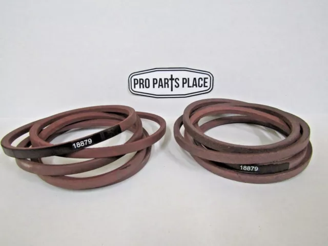 (2) Exact Oem Spec Belt For Woods 18879 Fits Rd72 Rd7200 & Frontier Gm1072R