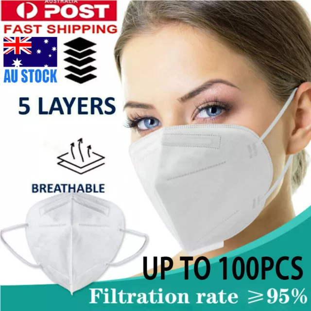 100pc 5-Layer High-Density Mask PM2.5 Wind And Mist Pollution Protection Filter❁