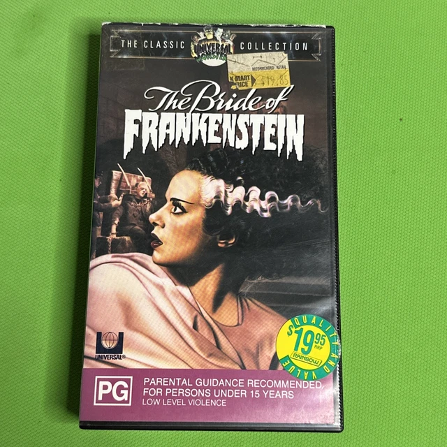 VINTAGE 1935 THE Bride Of Frankenstein VHS Tape $8.00 - PicClick AU