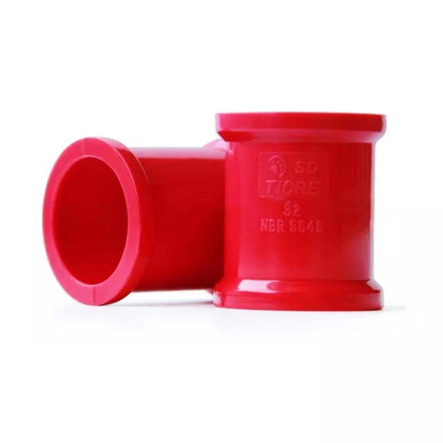 PVC Thickened Water Pipe Connector Adapter Connector Inner Diameter 20-32mm Red