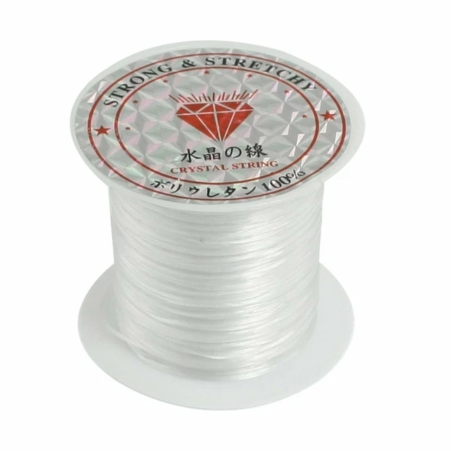 Perlenfaden Nylon unelastisch transparent Schnur Faden Band Schmuck Angelschnur