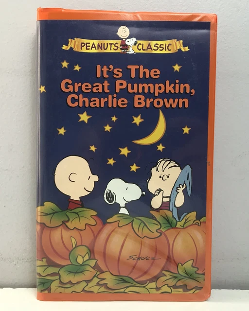 PEANUTS GREAT PUMPKIN Charlie Brown VHS Video Tape Snoopy Halloween