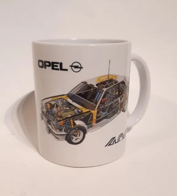 Opel Ascona B 400 Tasse Becher Rallye Cup Mug Kaffee Motorsport Gruppe 4