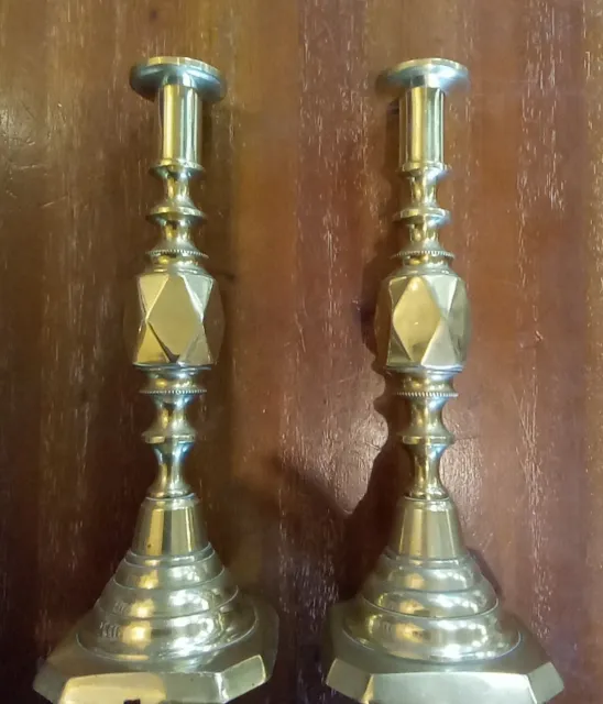 Pair Of Brass Candlesticks