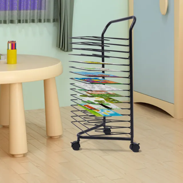 Paint Drying Rack 43*32*85cm in Metal Artwork Art Drying Rack Classroom Craft