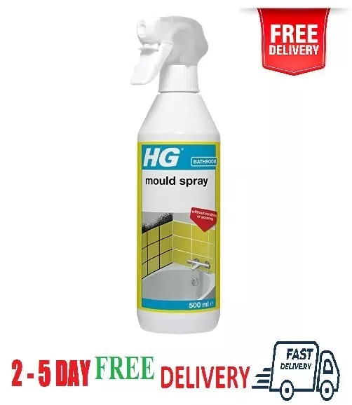 Best HG Mould Remover Spray, Effective Mould Spray & Mildew Cleaner, 500ml