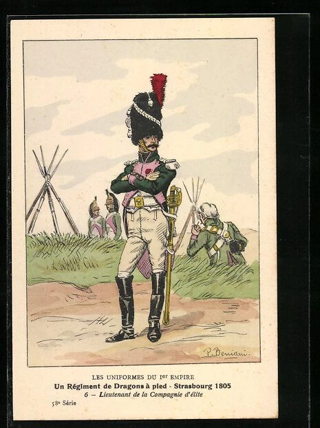 Ancienne Carte Postale Illustrée – CPA Militaire Mauzan – N°46-1 – Paris 75