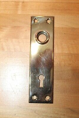 Antique Yale & Towne Cast Bronze Brass Keyhole Escutcheon S-171 2