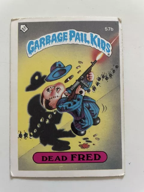 Garbage Pail Kids UK Series 2 Dead Fred 57b Topps